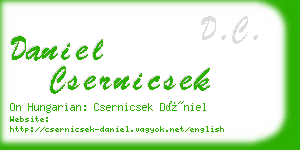 daniel csernicsek business card